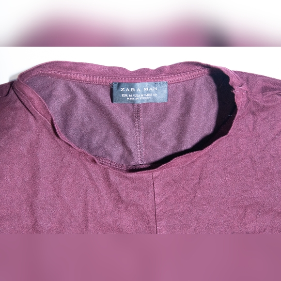Zara - Maroon T-shirt - Picture 3 of 3